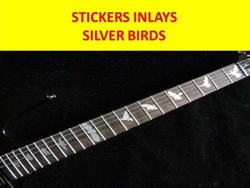 Guitar Fretboard Flying Birds Inlay Sticker