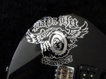 James Hetfield PAPA HET custom electric guitar graph sticker JH