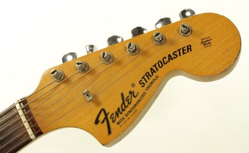 1969 Fender Stratocaster Headstock Logo Decal