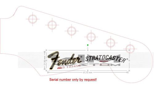 Fender Stratocaster Custom Gold Dan Smith Era  ( Version 1 )