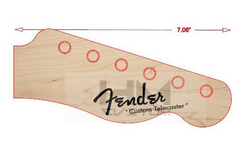 Fender Telecaster Logo Decal