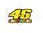 46 Valentino Rossi The Doctor Vinil Sticker