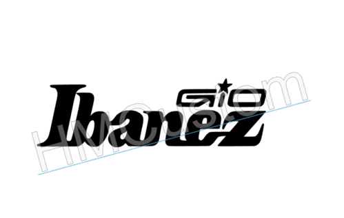 Ibanez GIO Logo Vinyl decal Sticker