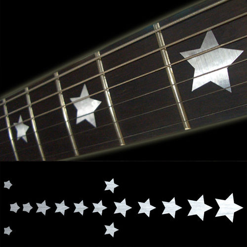 Stars Fret Markers Vinyl Inlay Sticker Guitar