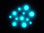 Glow In The Dark Luminescent Inlay Dots (Pack of 12)
