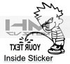 Japan Pee Boy Vinil Sticker