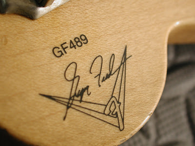 Greg Fessler Custom Shop Signature Logo Decal