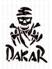 Autocolantes Dakar Skull em Vinil