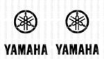 Set 2 Yamaha Logo Vinyl Sticker