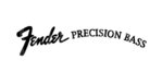 Fender Precision Bass Custom Logo vinyl Sticker