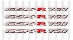Set 4 GSX-R 750 Wheels Stickers ( Clear Background )