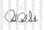 PRS Paul Reed Smith Waterslide Decal