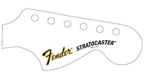 Decalque waterslide Fender Stratocaster CBS