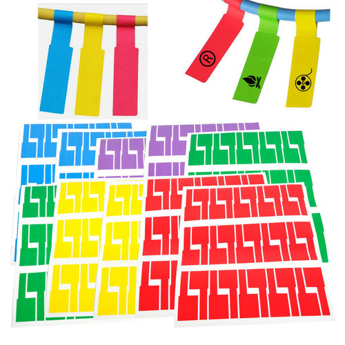 150pcs ( 5 A4 Sheets ) Self-adhesive Cable Labels Identification