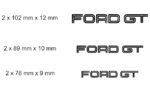 Set of 2 X Ford GT brake caliper decal sticker fits Ford GT