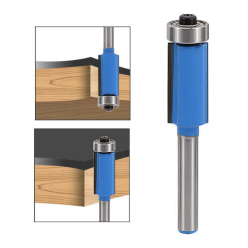 Details about   4pcs Straight Flush Trims Router Bits Set TCT Trimmer Cutting Woodworking Tool 