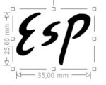 ESP Guitar Headstock Logo Decal Acoustic Restoration