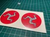three Legs of Man Vinyl Sticker