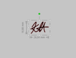 KH Signature vinyl Logo Sticker