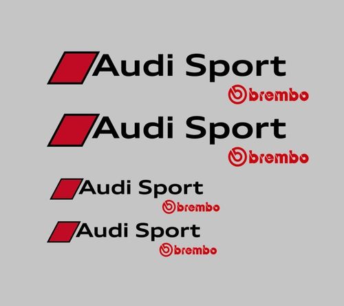 Autocolante Audi Sport Bremb Vs2 em vinil para pinças de travão